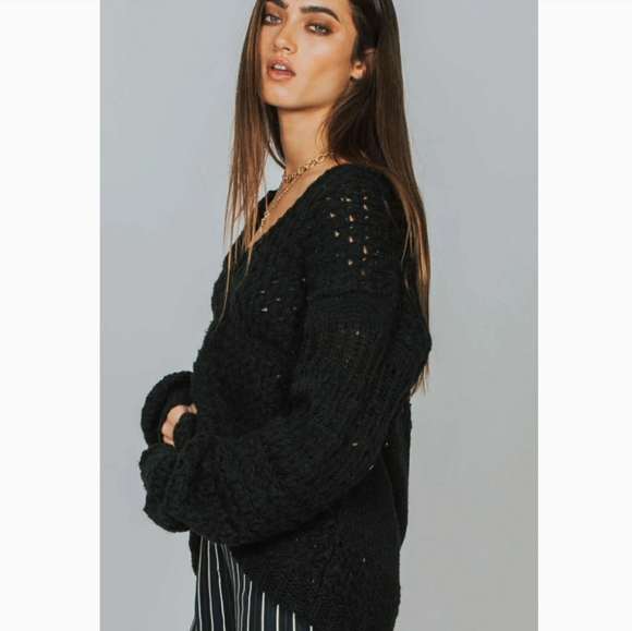 Free People Sweaters - Free People Crashing Waves Pullover